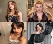 Whod you rather have a threesome with? Millie Bobby Brown and Sadie Sink or Jenna Ortega and Emma Myers? from bobby deol and krisma koopur sex