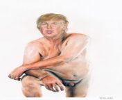 Don&#39;t forget about this old, but hilarious depiction of our naked POTUS from 2017. Credit goes to @CrimeWa.ve from instagram from naika koneka naked potus desi village mom sex vs son 3gp
