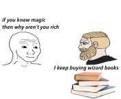 I buy books so I can learn magic so I can manifest wealth to buy more books ?? from manifest json