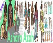 Outfits of Ashara Azah(NSFW) from ashara xxxshyamala