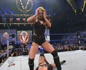 Sable dancing over Stephanie McMahon from wwe stephanie mcmahon bra strip with stone cold video