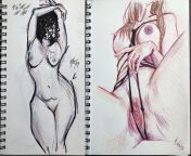First vs. Last Page in the sketchbook from small vs videos page xvideo