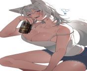 &#34;Heh you think I&#39;m gonna act *burp* differently cause a goddess made me her twin? I&#39;m still your old man bucko. With all the rudeness and non hygiene you know~&#34;. *Lately my step dad was possesed by a fox spirit...but he doesn&#39;t seem to from old man bath with