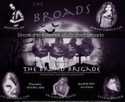 Hi guys! Broad Brigade has another virtual show coming up this Thursday. Come celebrate Halloween with us, our newest broad and a bunch of special guests too! Link in comments :) from broad ind