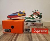 [WTS] DS Nike x Sacai LDWaffle Blue Multi (11.5 - &#36;660 PP + CONUS shipped) and very lightly worn Nike x Off-White Dunk Low Pine Green (11.5 - &#36;550 PP + CONUS shipped) from 3٦٦٦0