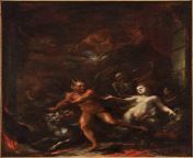 The Gates of Hell, Painting by Giacomo del P, 1708. from gates of hell forbidden porn sex com