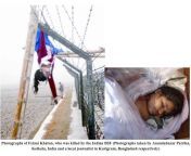 15 years old Felani worked as a maid in Delhi but went back to Bangladesh to get married.When she &amp; her father were coming back illegally by climbing barbed wire,her clothes got entangled in the wire, and she started screaming. She was shot to death.from www bangladesh mosume sex xxx comeon open sareww xxx 鍞筹拷锟藉敵鍌曃鍞筹拷é