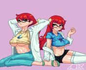 Susan and Mary Test from the cartoon Johnny Test from johnny test sissy