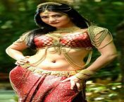 Shruti Haasan with classic navel pic in Puli from cinkan puli giva songn