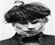Between 1960 and 1971, Edward Paisnel a.k.a. &#34;The Beast Of Jersey&#34; crept into neighbors&#39; homes at night in order to assault and rape women and childrenand he did it all while wearing this mask. from rape women fuck cum girl