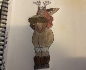 &#123;image&#125; Decided to get back in the drawing and made a pred oc, any feed back? (Freya the deer) from freya fursuit
