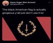 Didnt know there was a Black American Heritage Flag until now from black american lesbian