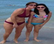Mom daughter day at beach from nude mom daughter