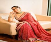Mrunal Thakur in red saree ?? from indian indore girl in red saree
