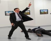 On this day in 2016, Andrei Karlov (Russia&#39;s ambassador to Turkey) was assassinated at an art gallery in Ankara. from andrei virtic