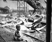 A crying Chinese baby amid the bombed-out ruins of Shanghais South Railway Station during the Second Sino-Japanese War, 1937 from muslim bhabi hot sex kissindian railway station toilet peeinglonde big boob girl fuck video downloading 3gphate sto