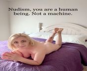 Nudism, you are a human being. Not a machine.?? ?justnudism.net ?justnaturism.com @NancyJustNudism from azlina aziz nude pictureww net sex com