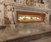Sanctuary of Saint Peter Claver, his corpse from 1654. from claver