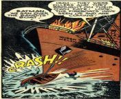 &#34;BATMAN, we ran over the bandits boat!&#34; the response is golden. [Detective Comics #133, Mar 1948, Pg 13] from 2016 13