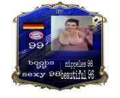Milena velba in fifa card from milena velba 69