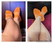 Thank you for the flattery. Here is my wife on the left and Sexy_Mama10 in the same socks. Damn so nice from my wife arab hijab pornev and