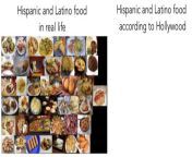 Hispanic and Latino food is basically just non-existent in movies from non existent 1821120650