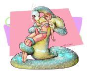 Contrary to popular opinion, Yuan-Ti Purebloods may occasionally engage in snex (snake sex) [TashaSketch] from www xxx snake sex photo