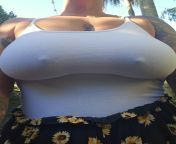 Always bra-less on my walks, would you be staring? from www indian kamasutra sex boob bra less scene my