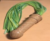 I made a thing. Oak and silicone. Fist home made tails. Playing around with different densities and colors. I love silicone for the whip. from desi home made fir