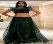 Annie Sharma navel in green top and skirt from annie sharma nude 4 clips