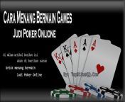 Cara Menang Bermain Judi Poker Online Dengan Benar from gampang menang【gb77 cc】 darq