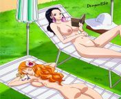 Nami and Robin Naked (nude edit) from little nn naked nude