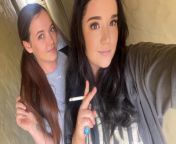 See how sexy this is? Tara said, snapping a selfie of her and her friend Chloe. You really should start smoking too. from sexy sonu in tara
