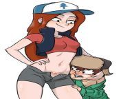 Wendy and Dipper (centinel303) [Gravity Falls] from 2903834 dipper pines gravity falls incognitymous mabel pines pacifica northwest