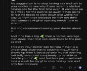 Painful sex? Your vaginal opening isnt stretched yet. from muslim scared painful sex