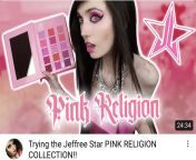 Pink Religion video is up from tissue ly lo video