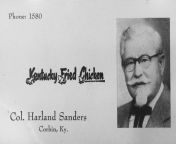 KFCs Founder Shot a Business Rival Without Going to Jail; Colonel Sanders was no chicken from janisaa sanders