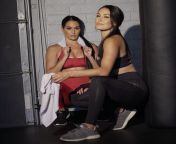 What would you do to Nikki and Brie after a steamy workout in gym?? from kannada sexy workout in gym