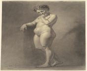 Walter Shirlaw - Female Nude (c.1872) from twinkal khana akshay nude c