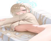 Asuna lying on side (?? / KONO) from kono subarashi