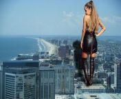 I want Goddess in the form of giantess to crush my city block under her divine boot from ff7 giantess scarlet crush