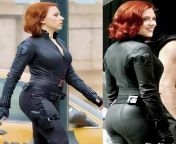 Which pre-MCU marvel movie character would look hot fucking Black Widow [Scarlett Johansson]? from tamil andhadhi movie actres sahithya jagannathan hot