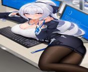 OL Bronya [Honkai Impact 3] from 0404 【r18 mmd】honkai impact 3rd 崩坏三 apho bronya at office with other valkyrie