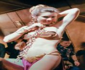 Carrie Fisher Return of the Jedi BTS from carrie fisher nude