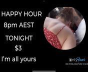 ?H@PPY HOUR 8PM AEST? COME JOIN IN ON THE FUN?? @MISS-KHOE link in the comments from khoe hampagraveng kh
