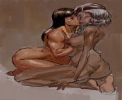 Phara and Ana kissing in the nude [Overwatch] (idlecil) from phara khan