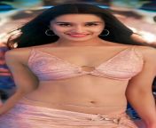 Indian actress Shraddha Kapoor hot and slicy navel from indian actress roja blue