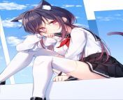 [F4A] after walking in to a class room after school, you see your classmate with CAT EARS ON HER HEAD!? (Send me your starters!) from gandu ladka gayn class room school girl