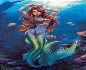 Ariel inspired by Disney&#39;s movie part_of_your_world_by_elias_chatzoudis from village movie part