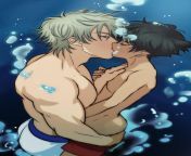 Haru and Ren kiss underwater [Super Lovers] (lilprincyvi) from haru and yutaro